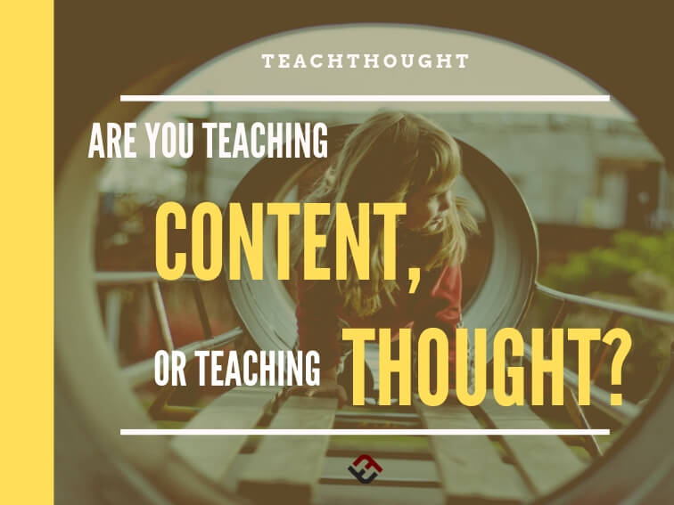 teaching content or teaching thought