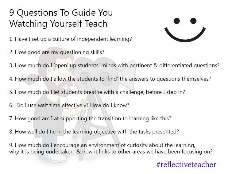 questions to reflect critically on your teaching