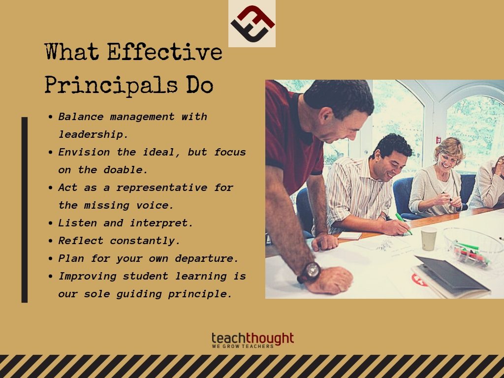 what effective principals do