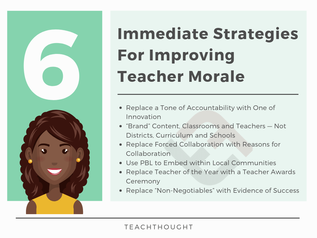 6 strategies for improving teacher morale